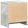 vidaXL Bedside Cabinets 2 pcs with Drawer Concrete Grey 39x28x41 cm