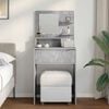 vidaXL Bedroom Dressing Tables Concrete Grey 80 x 39.6 x 135 cm