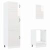vidaXL 7 Piece Kitchen Cabinet Set Kalmar High Gloss White Engineered Wood