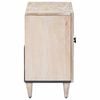 vidaXL Bathroom Sink Cabinet White 62 x 33 x 58 cm Solid Mango Wood
