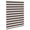 vidaXL Zebra Blind 140 x 175 cm Coffee