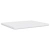 vidaXL Foam Mattress White 160x200 cm 7-Zone Hardness 20 ILD