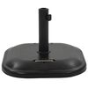 vidaXL Parasol Base Black Concrete Square 25 kg