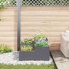 vidaXL Garden Planter Anthracite 100 x 100 x 48 cm Steel