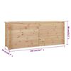 vidaXL Garden Raised Bed 200x50x80 cm Pinewood 19 mm