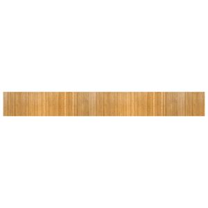vidaXL Rug Rectangular Nature 60x500 cm Bamboo