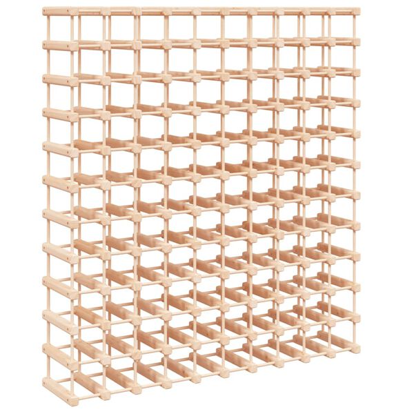 vidaXL Wine Rack for 120 Bottles 112.5x23x123.5 cm Solid Wood Pine
