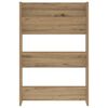 vidaXL Shoe Cabinet 2 pcs Artisan Oak 60 x 18 x 90 cm Engineered Wood