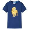 vidaXL Kids' T-shirt Dark Blue 116