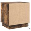 vidaXL Bedside Cabinet Smoked Oak 44 x 34.5 x 45 cm Engineered Wood