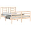 vidaXL Bed Frame without Mattress Small Double Solid Wood