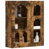 vidaXL Hanging Cabinet Smoked Oak 59 x 20 x 71.5 cm Engineered Wood