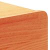 vidaXL Bedside Table Wax Brown 44 x 32.5 x 40 cm Solid pine wood