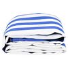 vidaXL Awning Replacement Blue and White 1000 x 160 cm