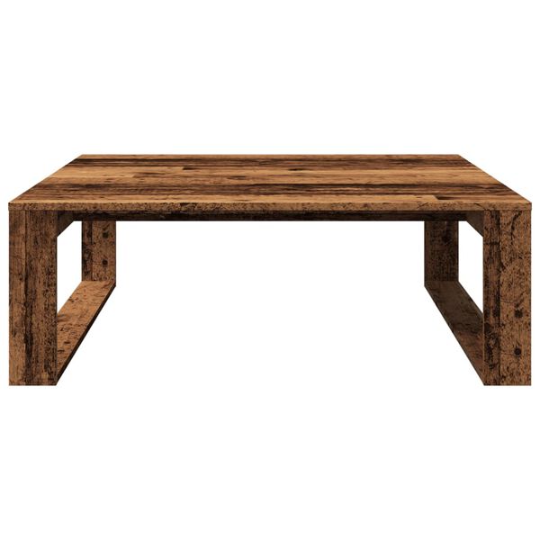vidaXL Coffee Table Old Wood 100x100x35 cm Engineered Wood