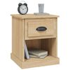 vidaXL Bedside Cabinet Sonoma Oak 39x39x47.5 cm Engineered Wood
