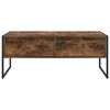 vidaXL Coffee Table Smoke Oak 100 x 46 x 40 cm Engineered Wood