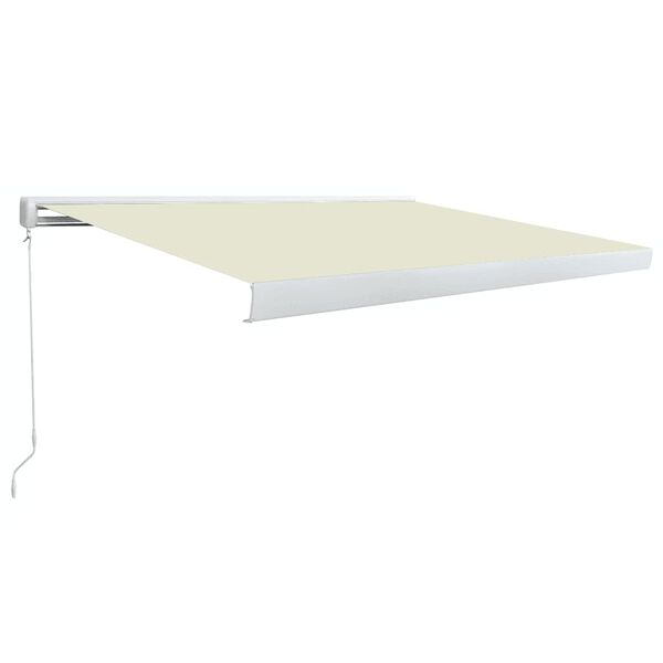 vidaXL Manual Cassette Awning 450x300 cm Cream