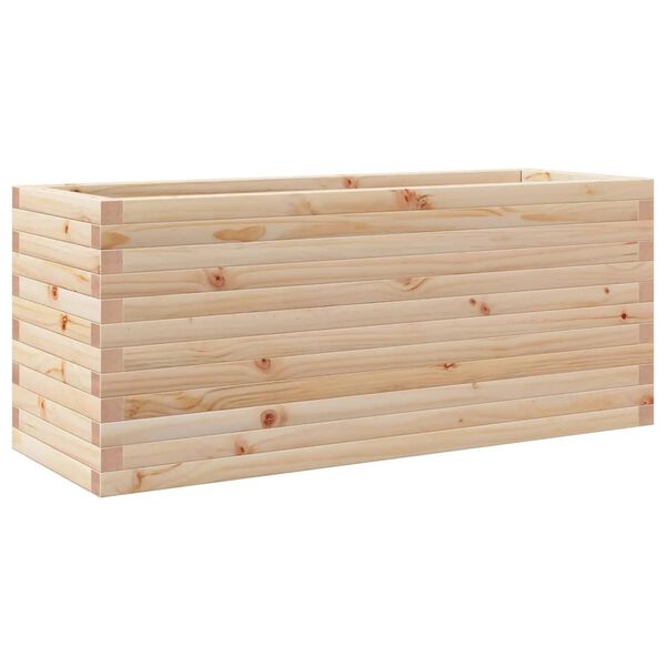 vidaXL Garden Planter 110x40x46 cm Solid Wood Pine