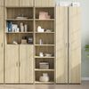 vidaXL Highboard Sonoma Oak 50x41x185 cm Engineered Wood
