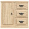 vidaXL Sideboard Sonoma Oak 70x35.5x67.5 cm Engineered Wood