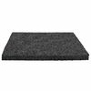 vidaXL Rubber Granulate Patio Pad Black 9 x 9 x 0.6 cm Rubber