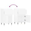 vidaXL Sideboards 2 pcs White 40x35x70 cm Engineered Wood