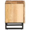 vidaXL Bedside Cabinets 2 pcs 40x34x46 cm Solid Wood Rough Mango