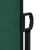 vidaXL Retractable Side Awning Dark Green 160x500 cm