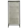 vidaXL Shoe Rack 55x36x76 cm Non-Woven Fabric and Steel Grey