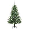 vidaXL Artificial Pre-lit Christmas Tree with Ball Set Green 180 cm