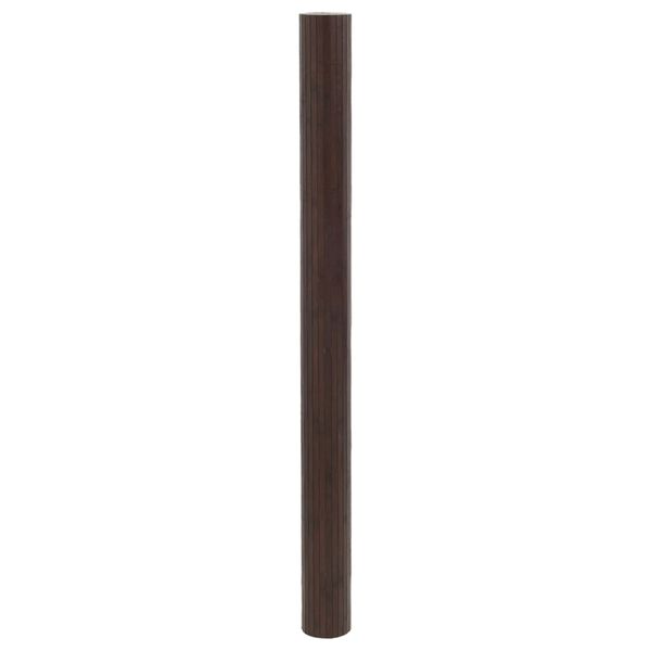 vidaXL Room Divider Dark Brown Width 600 cm Height 165 cm Bamboo