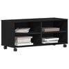 vidaXL TV Cabinet Black 90 x 35 x 40.5 cm Engineered wood