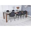 Venture Home Dining Chairs 2 pcs Polar Velvet Black