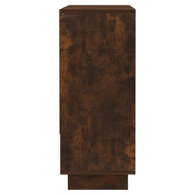 vidaXL Sideboard Smoked Oak 97x31x75 cm Engineered Wood