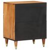 vidaXL Bedside Cabinet 50x33x60 cm Solid Wood Mango