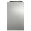 vidaXL Corner Planter Silver 30 x 30 x 50 cm Stainless steel