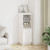 vidaXL Highboard White 37x34x110 cm Solid Wood Pine