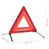 vidaXL Traffic Warning Triangles 4 pcs Red 56.5x36.5x44.5cm