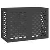 vidaXL Air Conditioner Cover Black 100 x 50 x 70 cm Steel