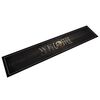 vidaXL Kitchen Rug Washable Coffee Text 60x300 cm Velvet