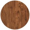vidaXL Table Top &Oslash; 30 x 4 cm Round Solid Oak Wood Light Brown