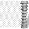vidaXL Chain Link Fence Galvanised Steel 15x0,8 m Silver