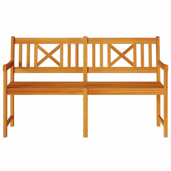 vidaXL Garden Bench Brown 150 x 56 x 90 cm Solid Acacia Wood