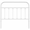 vidaXL Metal Replace Headboard White 107 cm