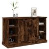 vidaXL Sideboard Smoked Oak 100x35.5x60 cm Engineered Wood