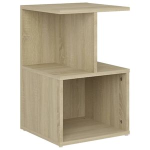 vidaXL Bedside Cabinet Sonoma Oak 35x35x55 cm Engineered Wood