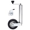 vidaXL Trailer Jack Wheel with Split Clamp 60 mm Galvanized Steel