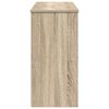 vidaXL Keyboard Stand Sonoma Oak 100 x 32 x 64 cm Engineered Wood