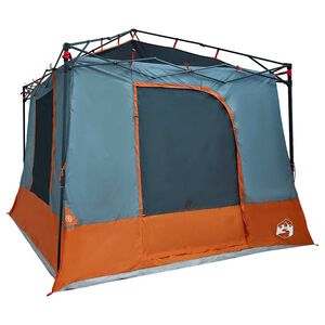 vidaXL Inner Tent 6-Person Grey and Orange Taffeta